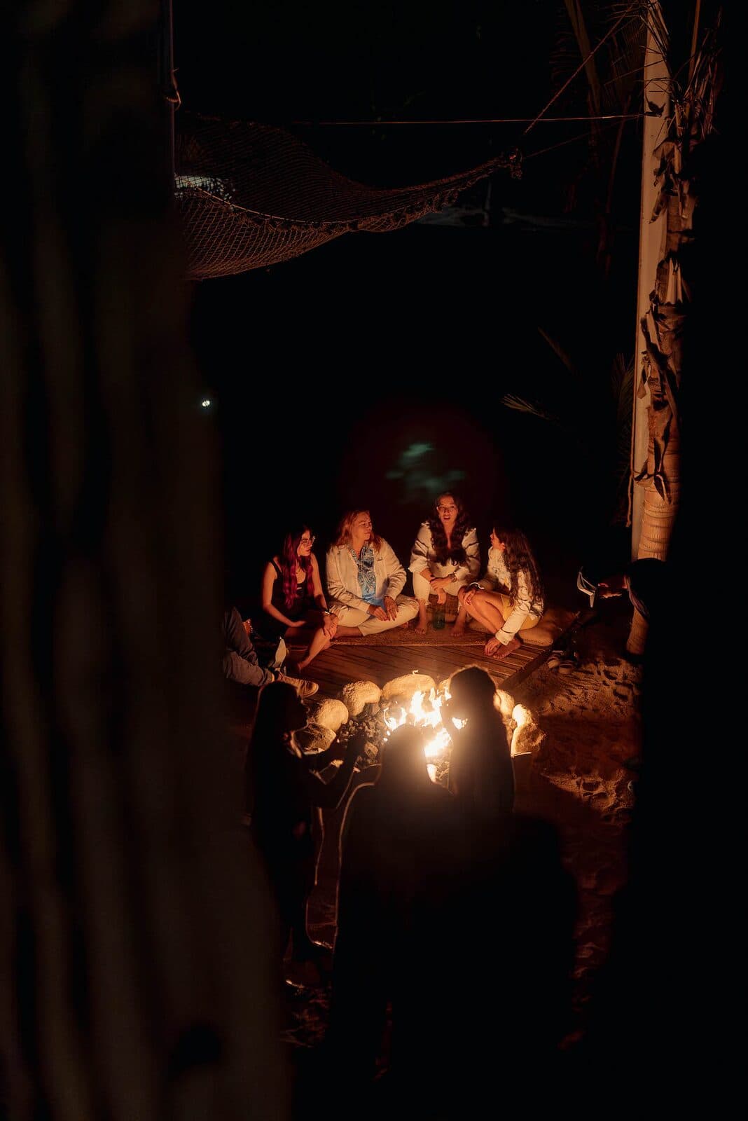 Bonfire at the Connection Lounge