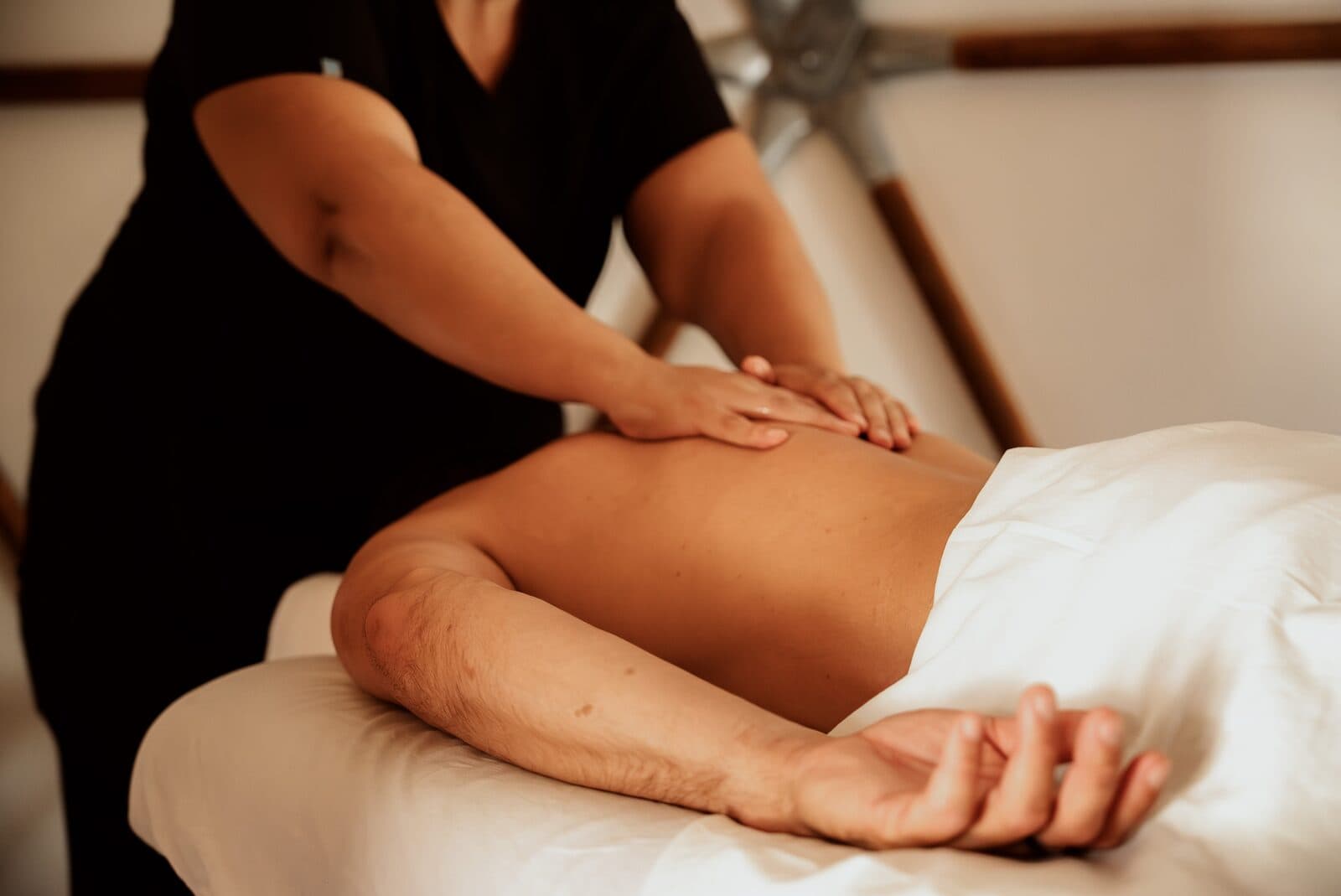 A massage at Hotel Damara