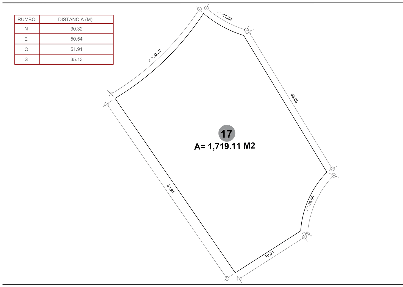 Casa Damara — Lot 17 survey, 1,719.11 m²