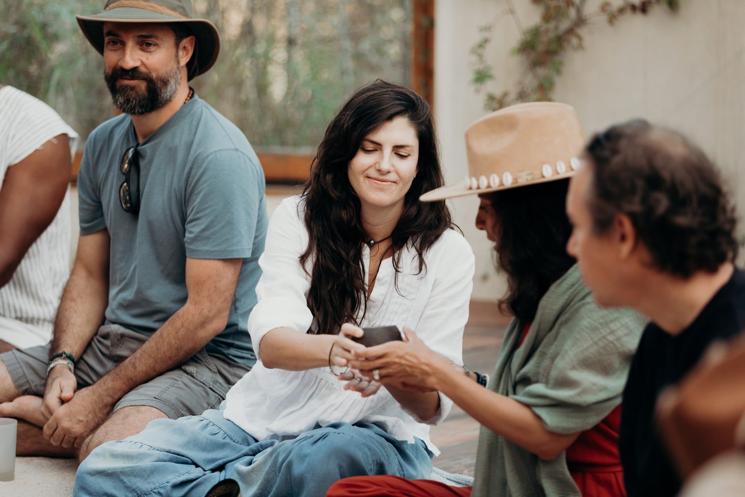 The Casa Damara community gathered together