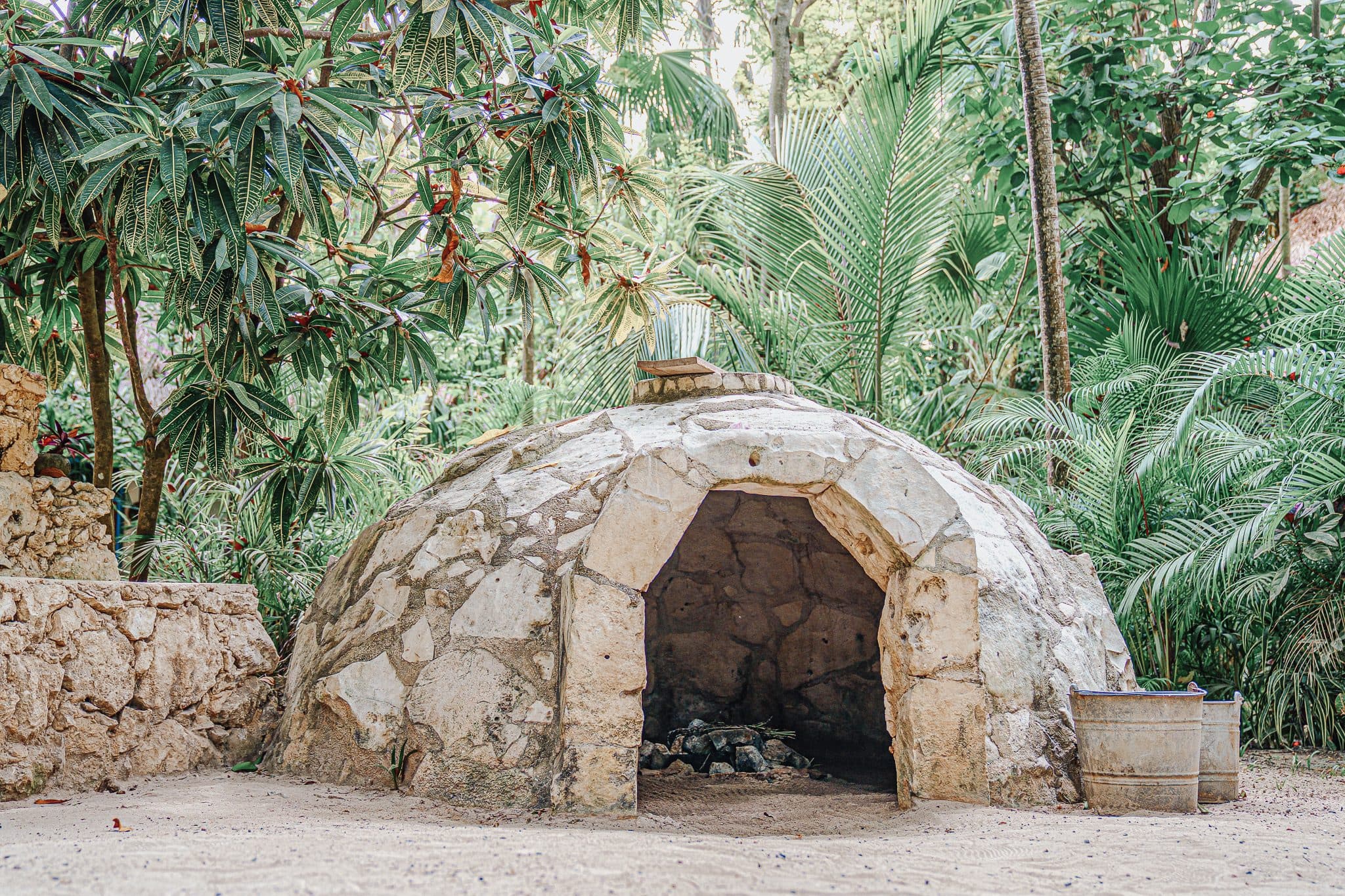 The temazcal at the spa & plunge sanctuary